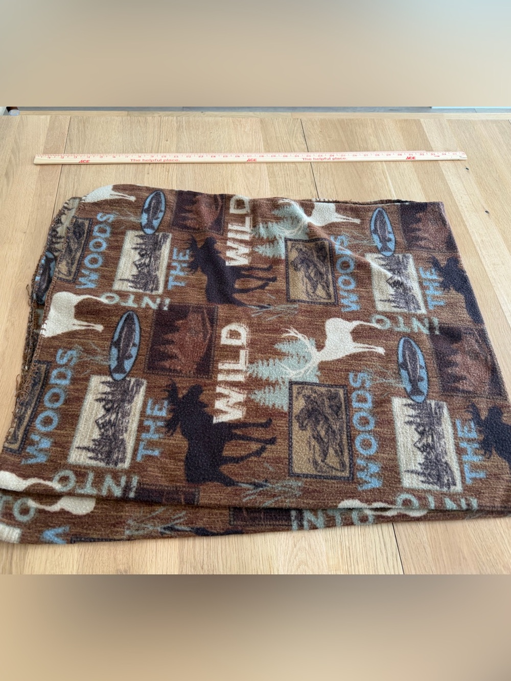 Outdoor Themed Fleece Blanket 50”x60”